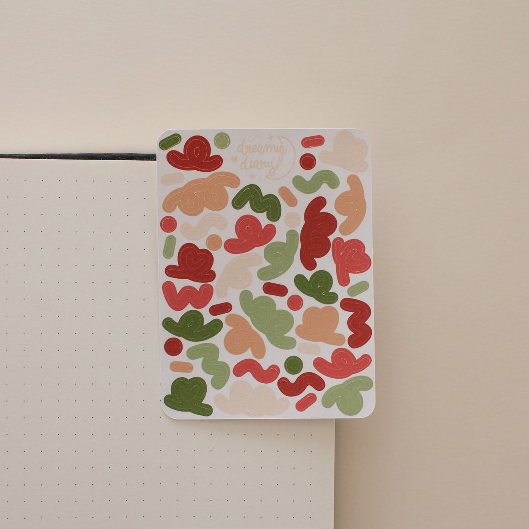 Mini Confettis Sticker Sheet (christmas)