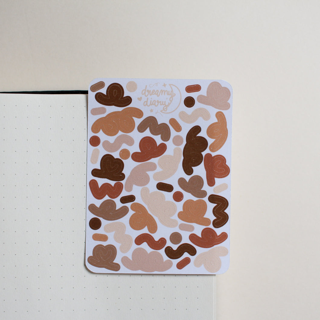 Mini Confettis Sticker Sheet (neutral)