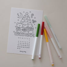 Charger l&#39;image dans la galerie, Calendrier à colorier (Dec 2024)
