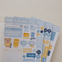 Charger l&#39;image dans la galerie, RAIN Planner/Bujo Set (4 sticker sheets)
