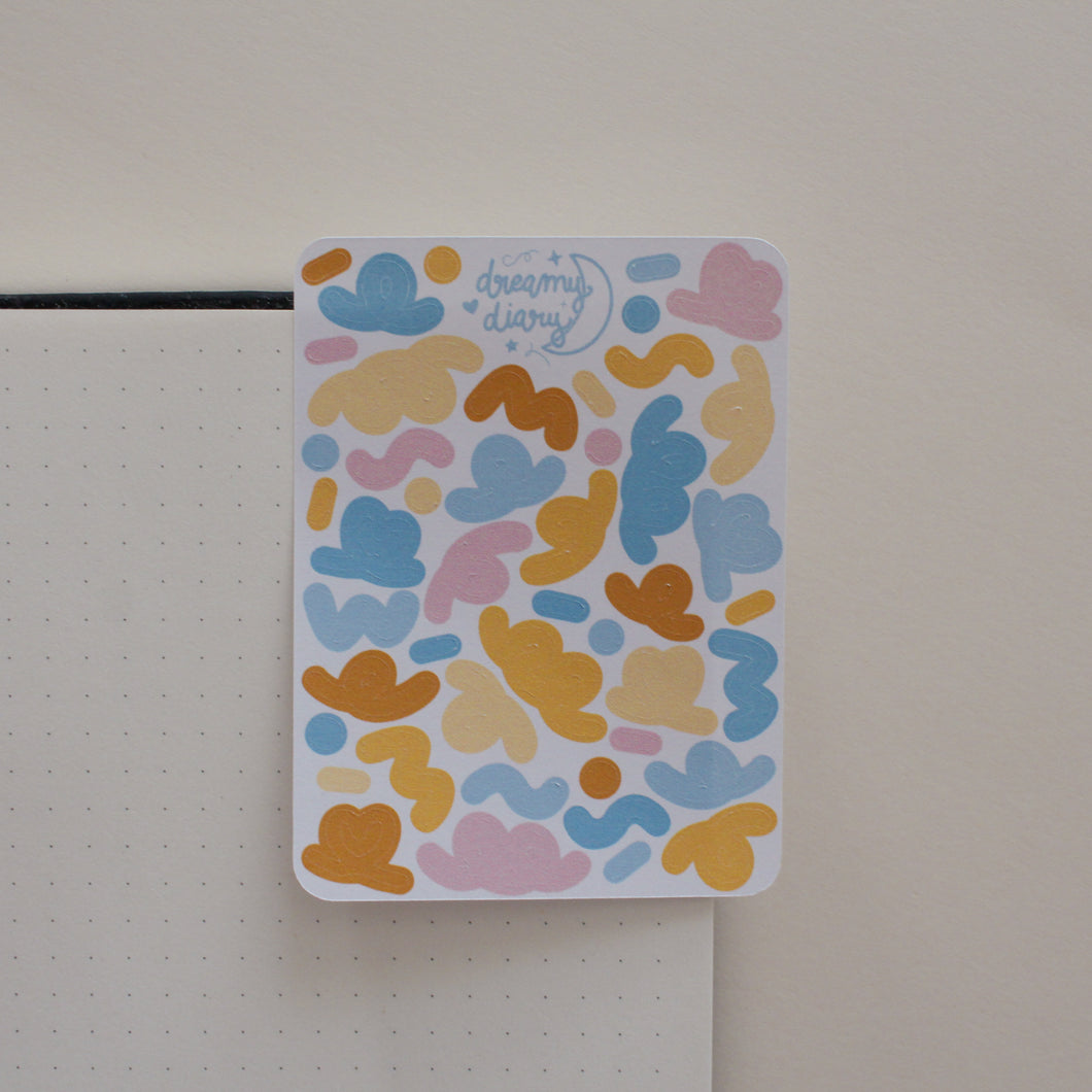 Mini Confettis Sticker Sheet (summer)