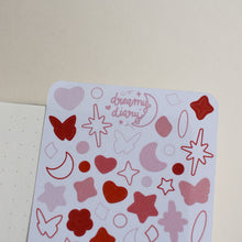 Charger l&#39;image dans la galerie, Mini Shapes Sticker Sheet (LOVE)

