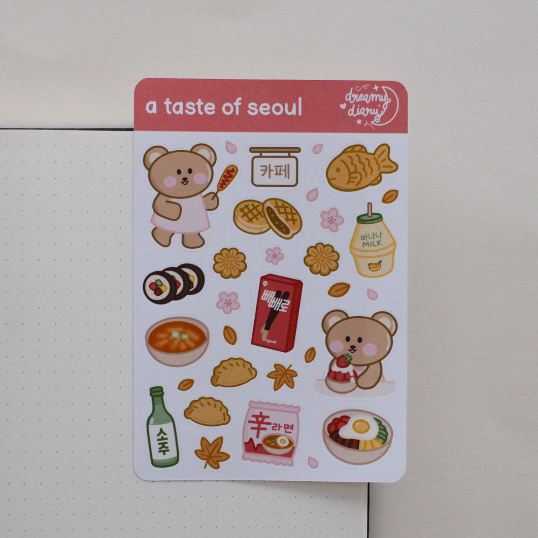 A Taste of Seoul Sticker Sheet