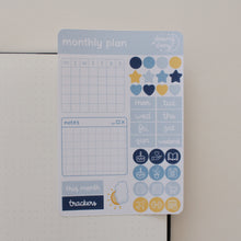 Charger l&#39;image dans la galerie, RAIN Planner/Bujo Set (4 sticker sheets)
