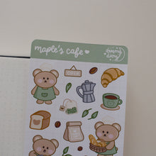 Load image into Gallery viewer, Maple&#39;s Café Sticker Sheet
