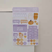 Charger l&#39;image dans la galerie, Halloween Weekly Plan Sticker Sheet
