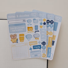 Charger l&#39;image dans la galerie, RAIN Planner/Bujo Set (4 sticker sheets)
