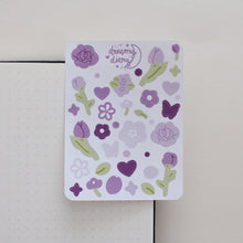 Charger l&#39;image dans la galerie, Mini Flower Deco Sticker Sheet (NOUVELLE VERSION)

