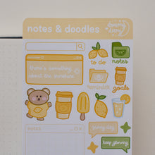 Charger l&#39;image dans la galerie, LEMON Planner/Bujo Set (4 sticker sheets)
