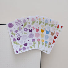 Charger l&#39;image dans la galerie, Mini Flower Deco Sticker Sheet (NOUVELLE VERSION)
