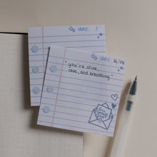 Charger l&#39;image dans la galerie, Love Yourself Memo Pad (C GRADE)
