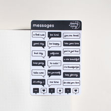 Charger l&#39;image dans la galerie, Messages (black)
