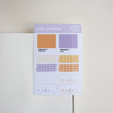 Charger l&#39;image dans la galerie, Halloween Color Palette Sticker Sheet
