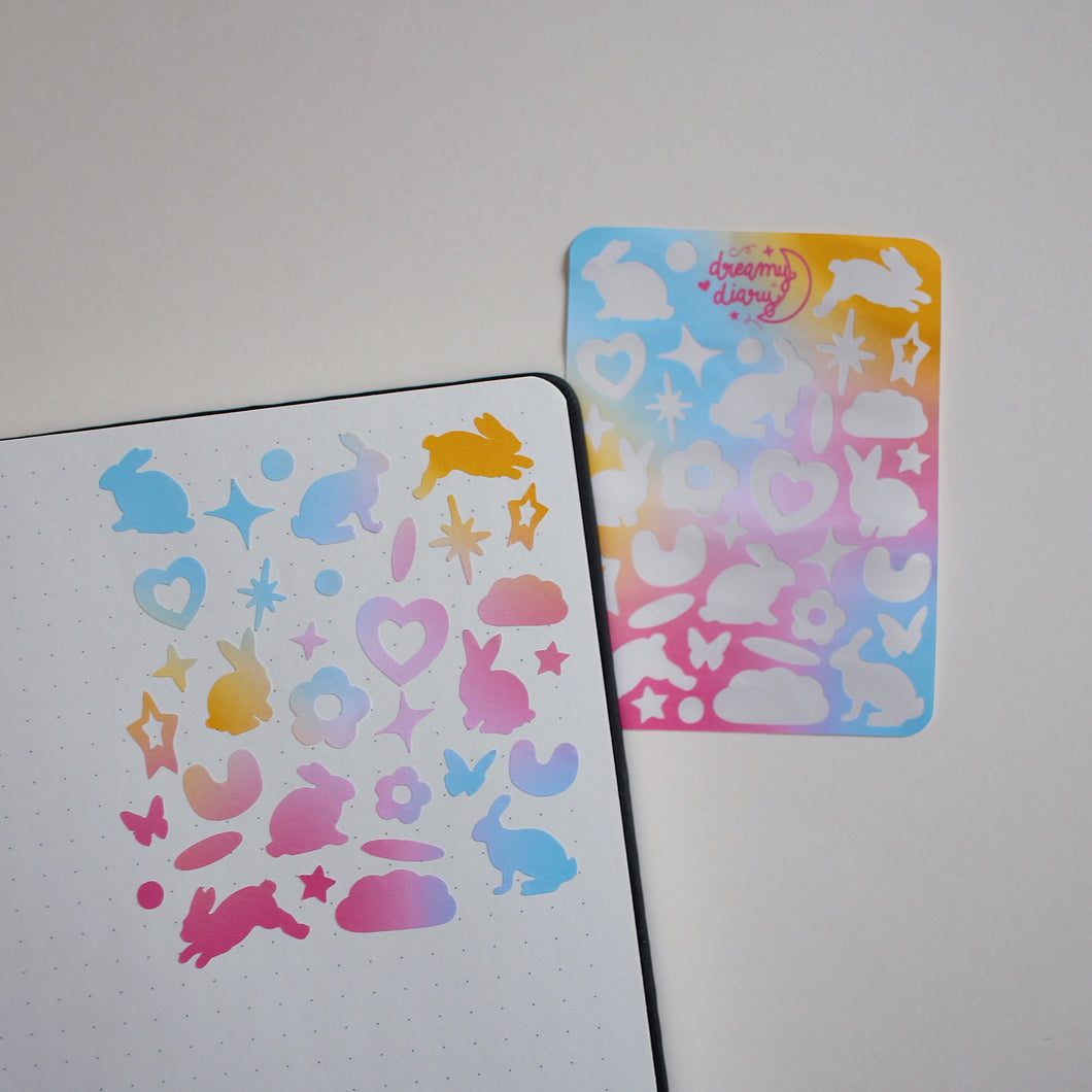 Mini Bunnies Deco Sticker Sheet