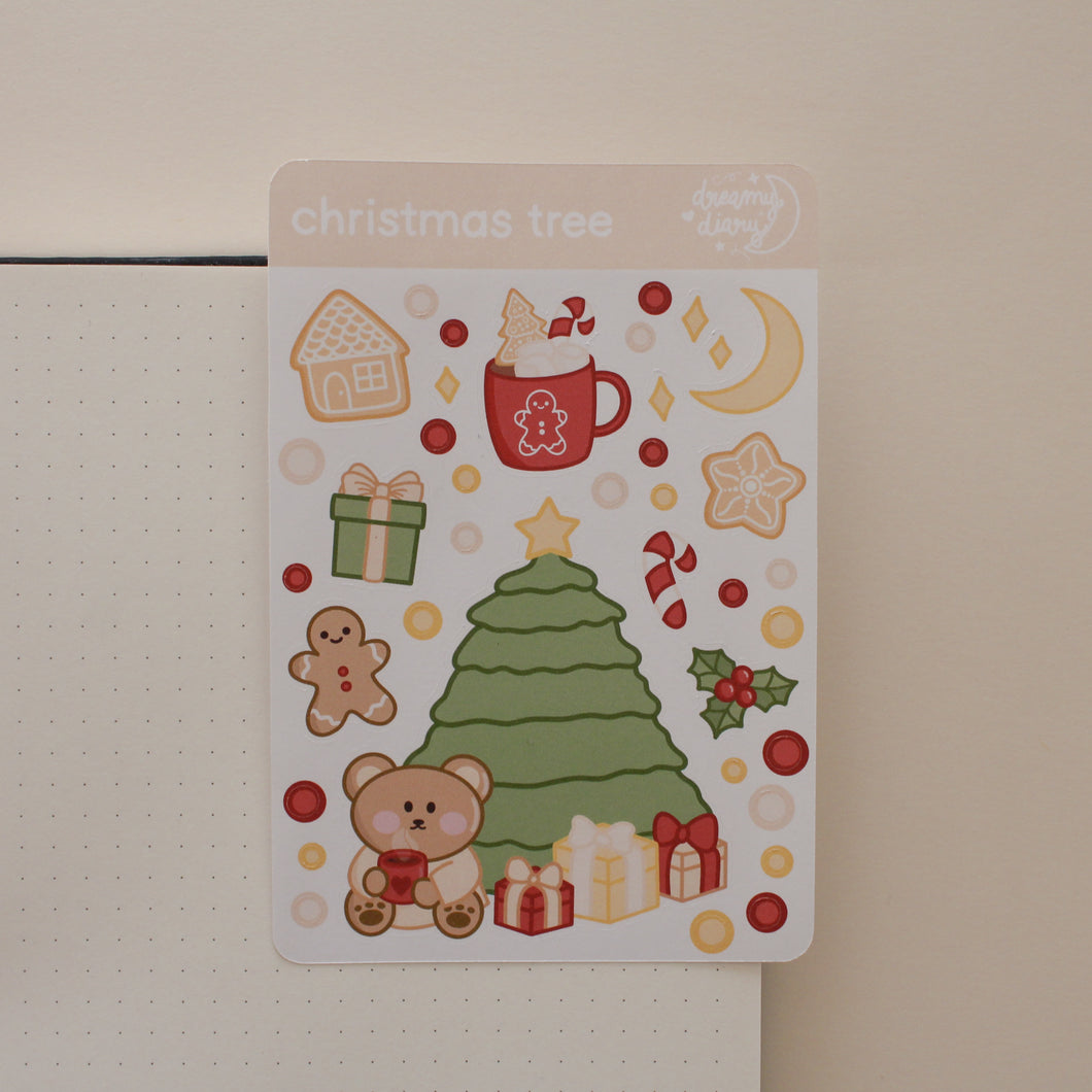 Christmas Tree Sticker Sheet