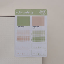 Load image into Gallery viewer, Lily of the Valley Color Palette Sticker Sheet
