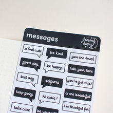Charger l&#39;image dans la galerie, Messages (black)
