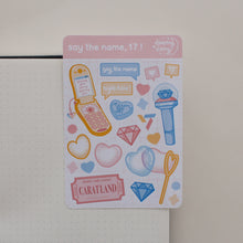 Charger l&#39;image dans la galerie, Say The Name, 17 ! Sticker Sheet
