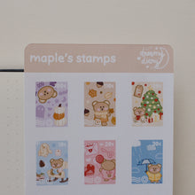 Charger l&#39;image dans la galerie, Maple&#39;s Stamps Sticker Sheet (autumn/winter)
