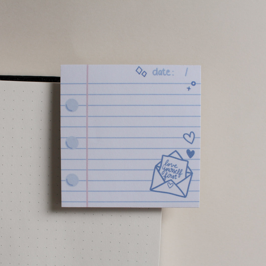 Love Yourself Memo Pad (C GRADE)