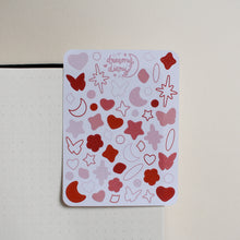Charger l&#39;image dans la galerie, Mini Shapes Sticker Sheet (LOVE)
