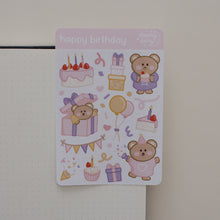Charger l&#39;image dans la galerie, Happy Birthday Sticker Sheet
