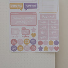 Load image into Gallery viewer, Birthday Weekly Plan Sticker Sheet
