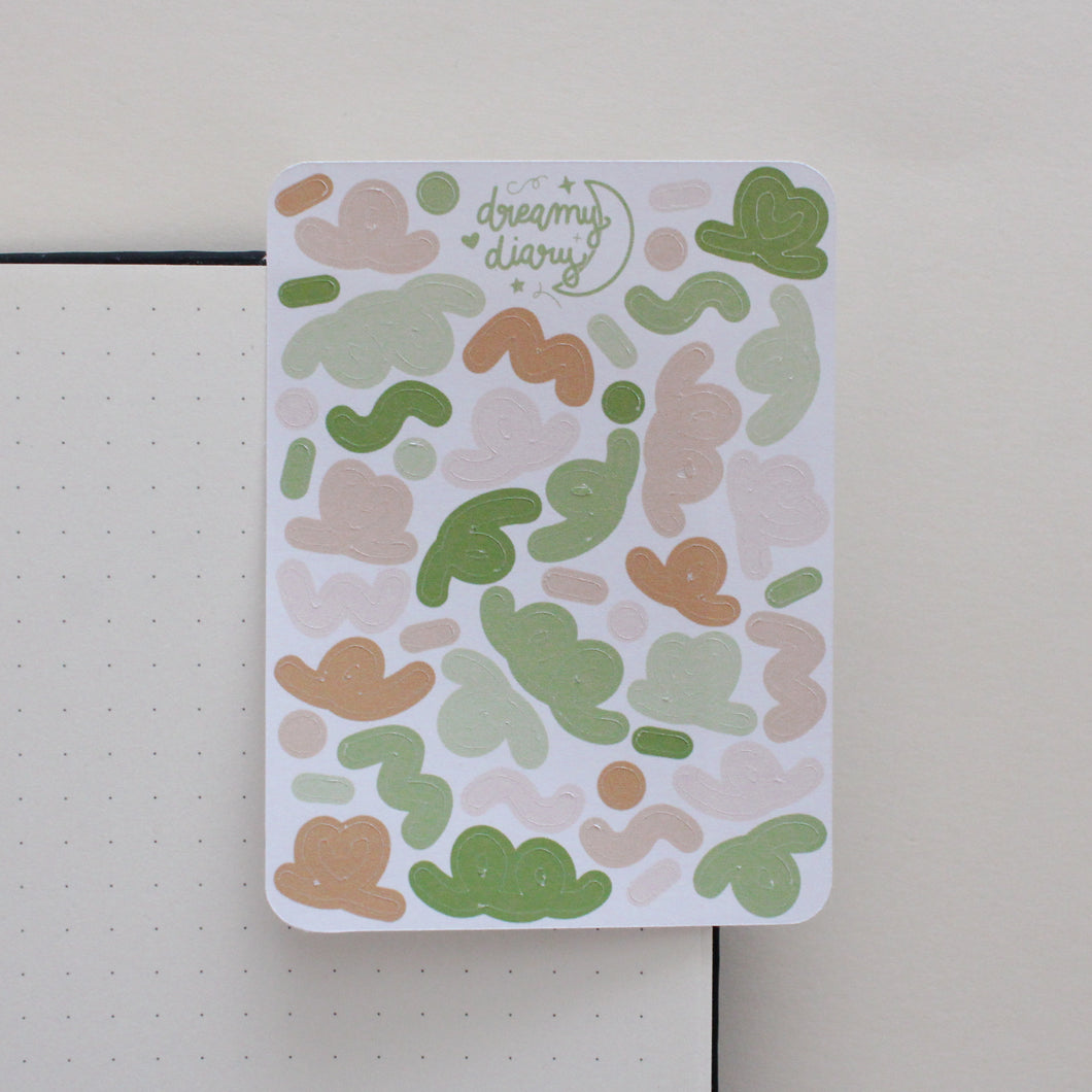 Mini Confettis Sticker Sheet (lily of the valley)