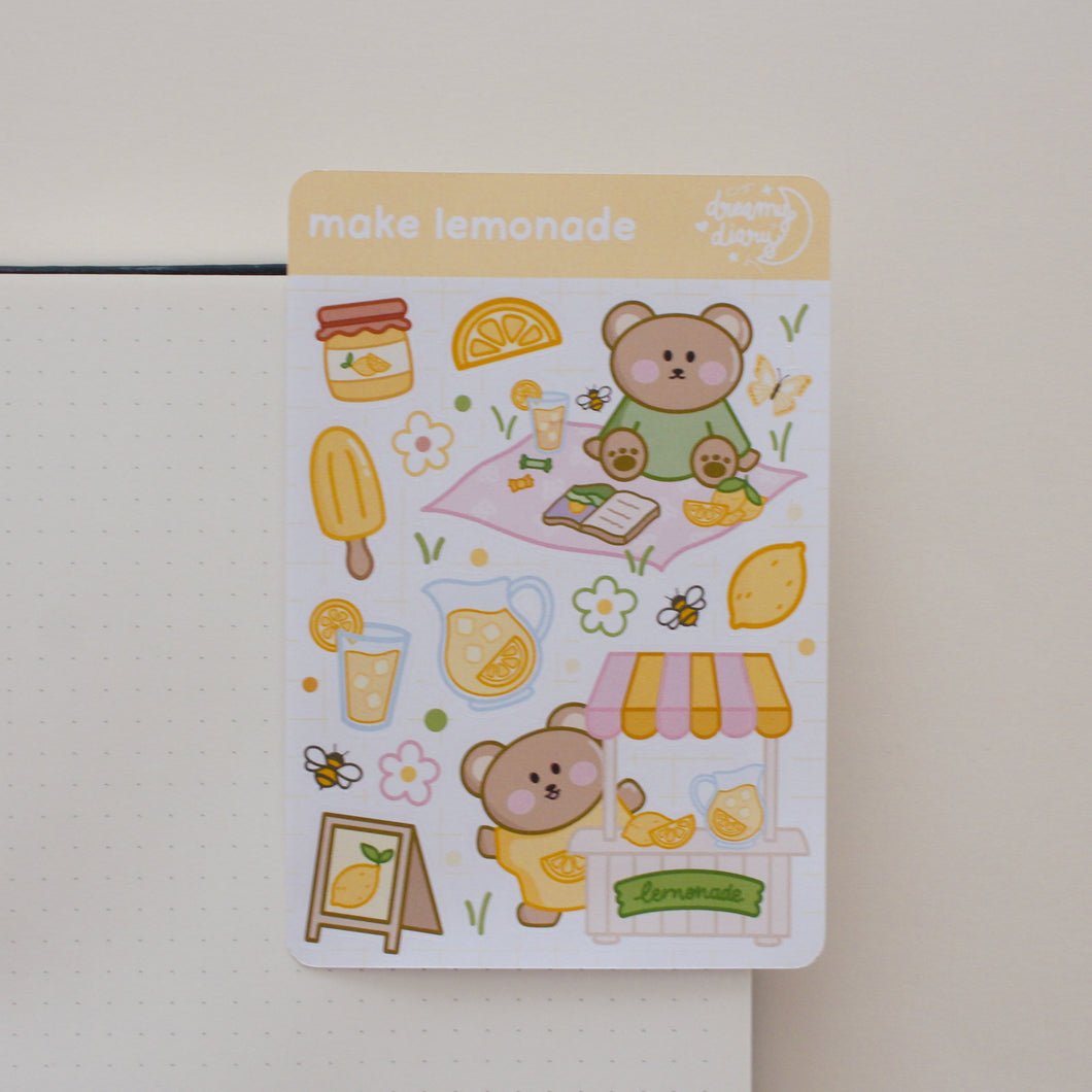 Make Lemonade Sticker Sheet