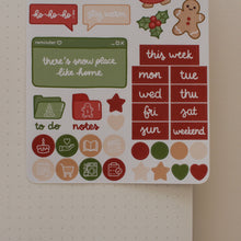 Charger l&#39;image dans la galerie, Christmas Weekly Plan Sticker Sheet
