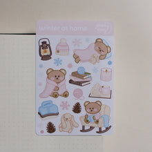 Charger l&#39;image dans la galerie, Winter At Home Sticker Sheet
