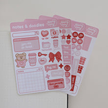 Charger l&#39;image dans la galerie, LOVE Planner/Bujo Set (4 sticker sheets)
