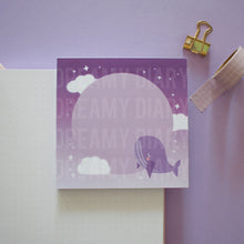 Load image into Gallery viewer, Purple Whale Memo Pad
