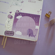 Load image into Gallery viewer, Purple Whale Memo Pad
